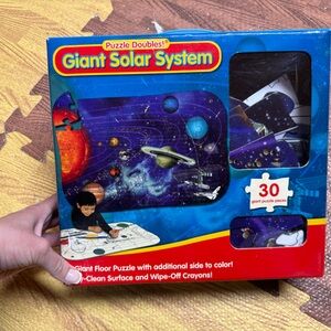 Giant Solar System Puzzle - Blue and Red